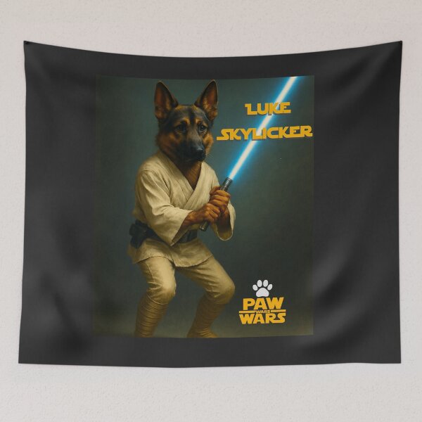 Item preview, Luke Skylicker – Funny Dog Jedi Parody Art designed and sold by Studio Reverie.