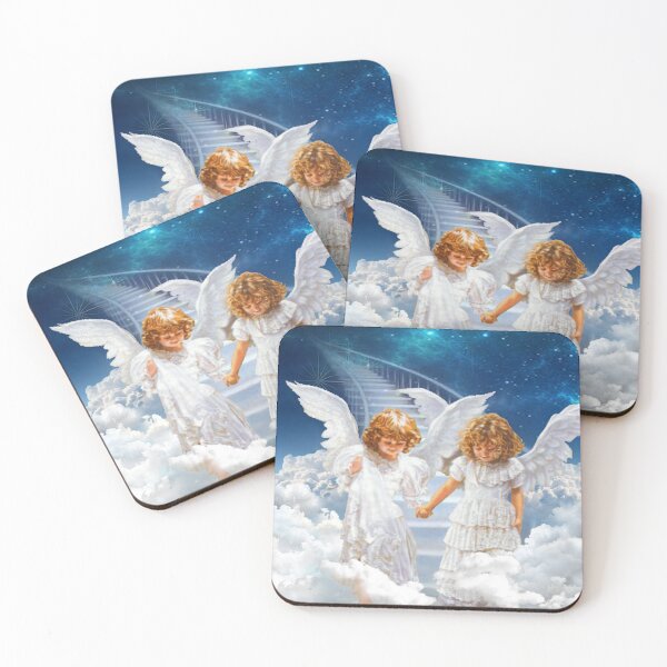 Item preview, Heavenly Companions – Angelic Children in the Clouds designed and sold by Heavenly-Cloudz.
