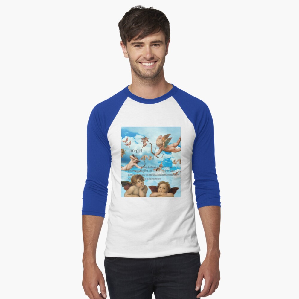 Item preview, Baseball ¾ Sleeve T-Shirt designed and sold by Heavenly-Cloudz.