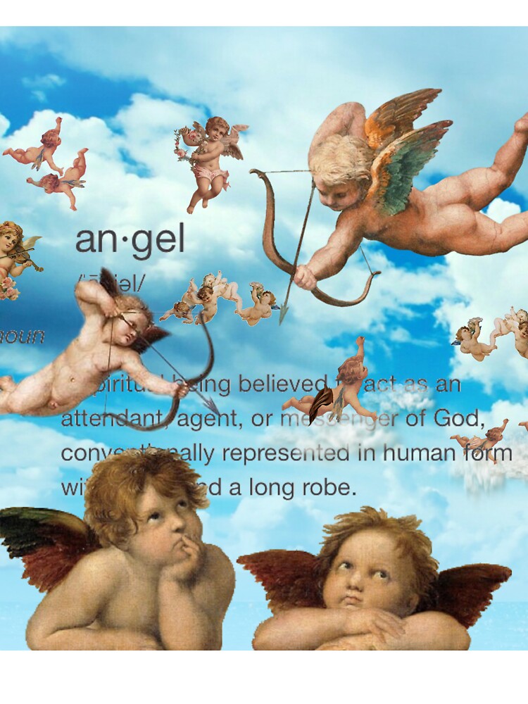 Thumbnail 2 of 2, Baby T-Shirt, Cloud Talk – Angels in Heavenly Banter designed and sold by Heavenly-Cloudz.