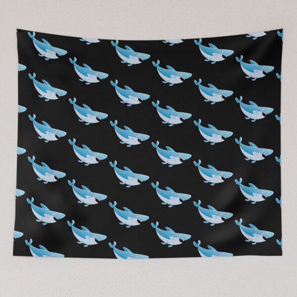 Item preview, Deep diving smiling shark designed and sold by jazzydevil.