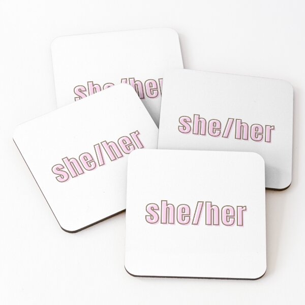 Item preview, Pink She/Her designed and sold by Studio Sonders.