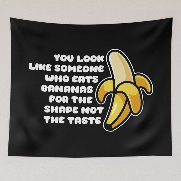 Item preview, Offensive rude banana joke – Funny offensive adult humor design (on dark colors) designed and sold by messy-nessie.