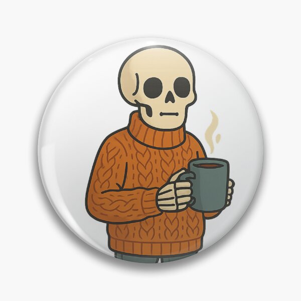 Item preview, Tired Skeleton Doing Its Best – Dark Humor Coffee Design designed and sold by Strange Comforts.