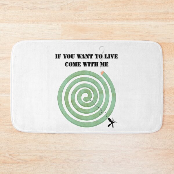 Item preview, If You Want To Live, Come With Me - Funny Mosquito Coil T-Shirt designed and sold by TOMO Studio (Japan).
