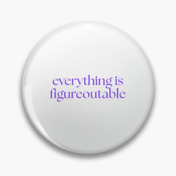 Item preview, everything is figureoutable - inspirational  designed and sold by Trialloja.