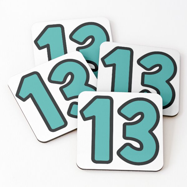 Item preview, Lucky Number 13 – Bold Swiftie Aesthetic Sticker designed and sold by jocelyndiebolt.