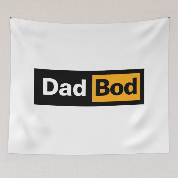 Item preview, Stylish Typography Featuring Dad Bod designed and sold by Rue Market.