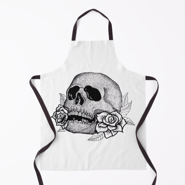Item preview, Larger Skull and Roses designed and sold by InverseReaction.