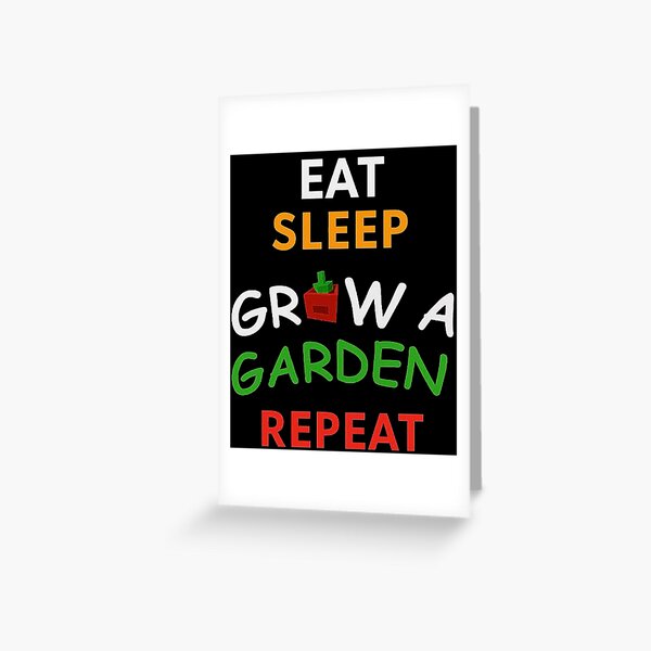 Item preview, Funny Game Eat Sleep Grow A Garden Repeat Gamer Design designed and sold by love3617.
