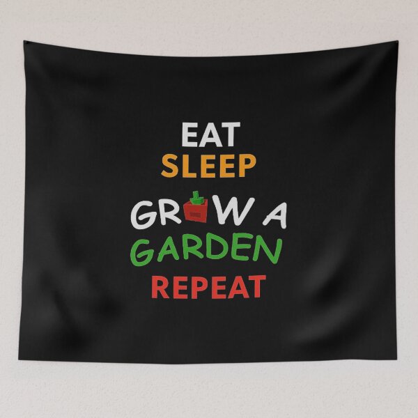 Item preview, Funny Game Eat Sleep Grow A Garden Repeat Gamer Design designed and sold by love3617.