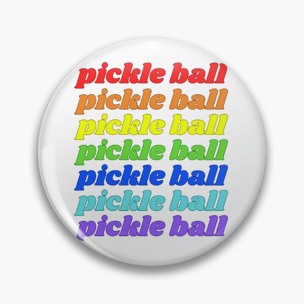 Item preview, Pickle Ball Rainbow designed and sold by Stepadoda.