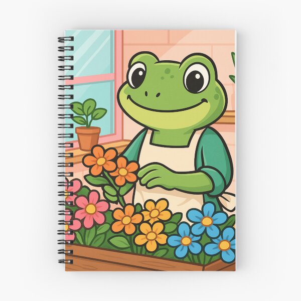 Item preview, Frog Florist – Wholesome Cottagecore Frog with Flowers designed and sold by Strange Comforts.