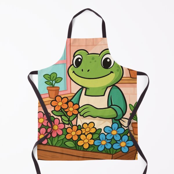 Item preview, Frog Florist – Wholesome Cottagecore Frog with Flowers designed and sold by Strange Comforts.