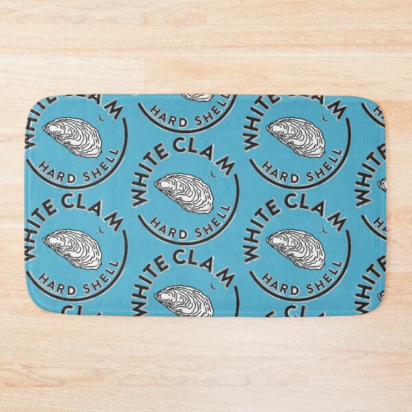Item preview, White Clam Hard Shell designed and sold by BumpsRYC.