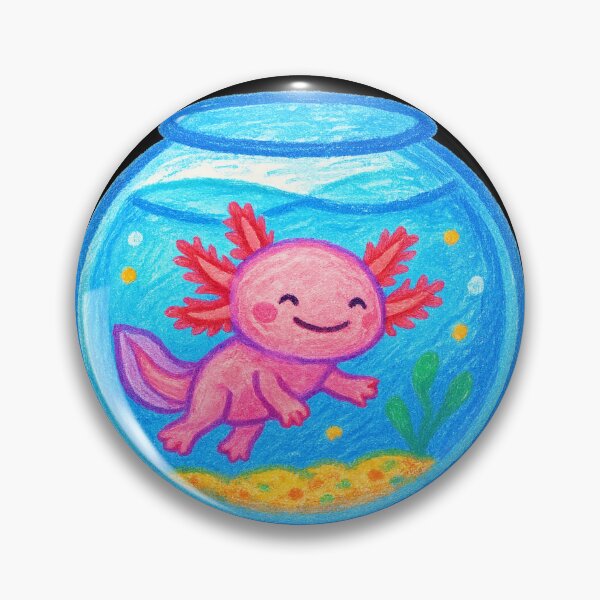Aperçu de l'œuvre Continuez à nager Axolotl créée et vendue par mpdesigns73.