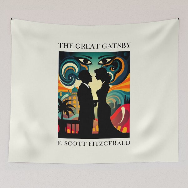 Item preview, The Great Gatsby Matisse Inspired Classic Literature Art designed and sold by kakarikihill.