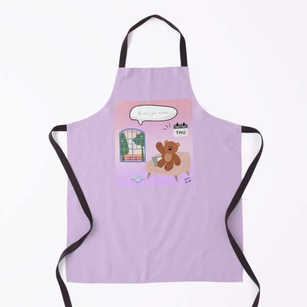 Item preview, So Close, Yet So Done | Mono Bear Weekly Mood Series ( Gradation Square Background ) designed and sold by mintmono-studio.