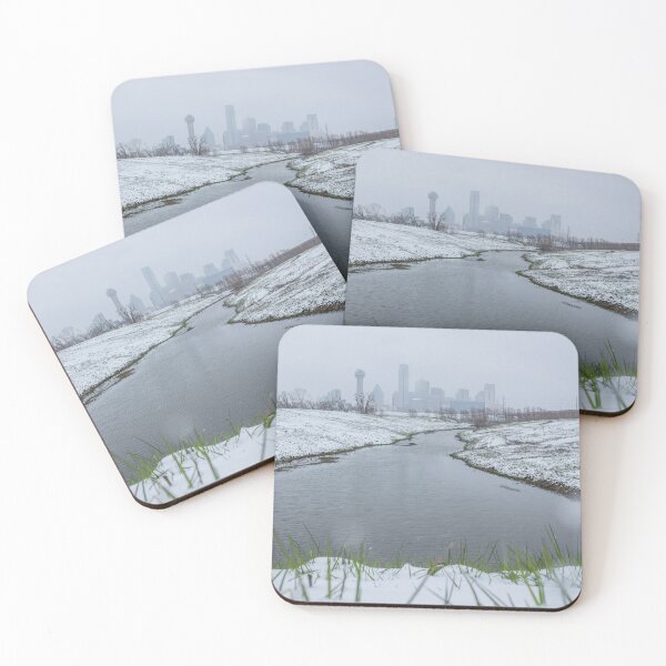 Item preview, Dallas Winter Skyline designed and sold by josephhaubert.