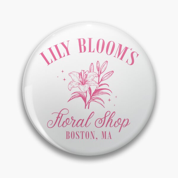 Item preview, Lily Bloom’s Floral Shop – Vintage Pink Flower Boutique Logo designed and sold by jocelyndiebolt.