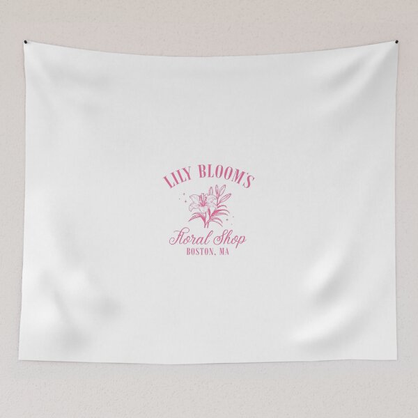 Item preview, Lily Bloom’s Floral Shop – Vintage Pink Flower Boutique Logo designed and sold by jocelyndiebolt.