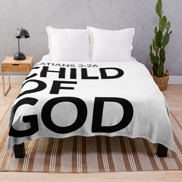 Item preview, Galatians 3:26 Shirt Child of God Christian Gift for Men & Women, Bible Verse Blanket for Mom or Dad, Child of God Mug Inspirational Christian Gift for Birthday or Christmas, Christian Tote Bag designed and sold by Noe Mill.