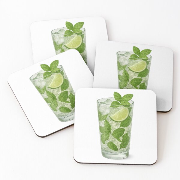 Item preview, Realistic Mojito Cocktail Art – Refreshing Vibes designed and sold by visualvibesss.