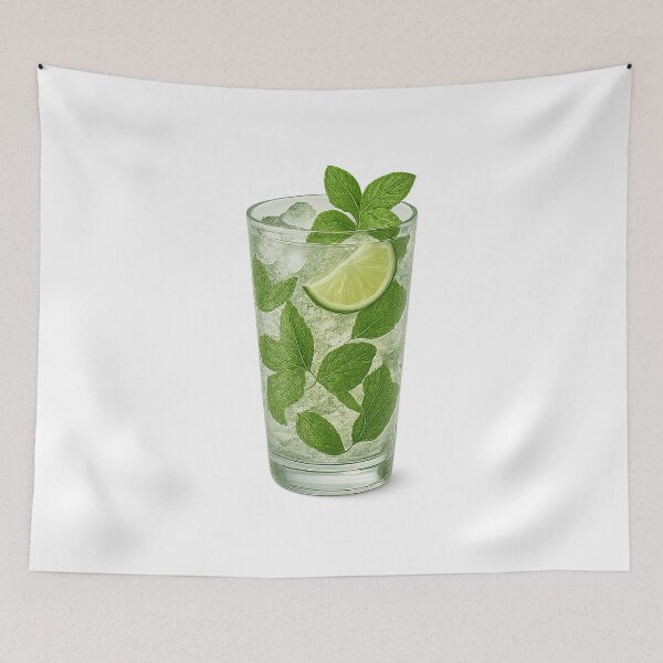 Item preview, Realistic Mojito Cocktail Art – Refreshing Vibes designed and sold by visualvibesss.