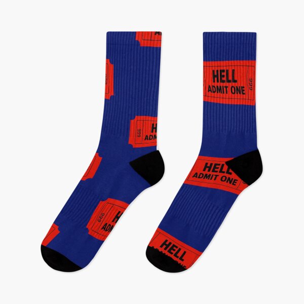 Item preview, Hell Admit One Ticket Design designed and sold by Rue Market.