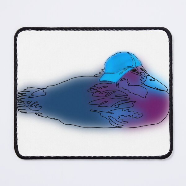 Item preview, Blue Raspberry Duck in Backwards Ball Cap – animalzinhats designed and sold by Ashley’sAnimalz.