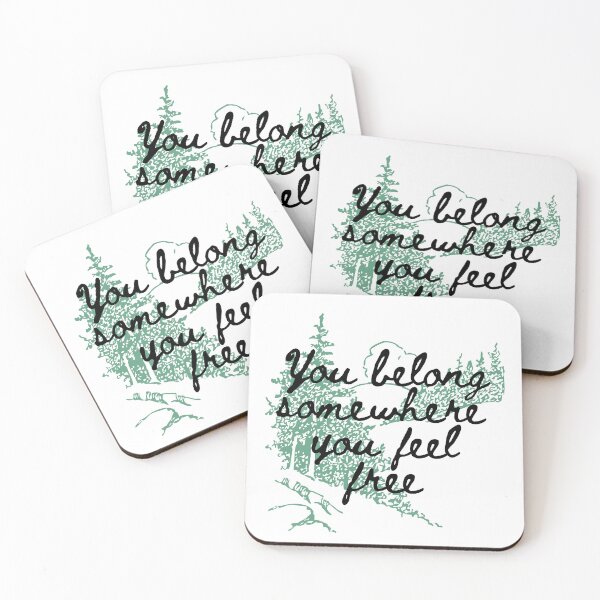 Item preview, You Belong Somewhere You Feel Free Outdoor Mountain Landscape  designed and sold by Mel0505.