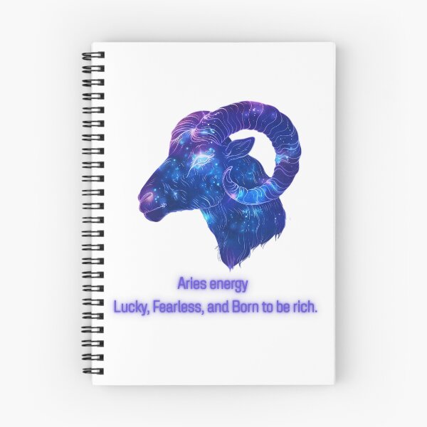 Item preview, Aries Energy – Lucky, Fearless, and Born to Be Rich (Zodiac Art) designed and sold by Valen1987.