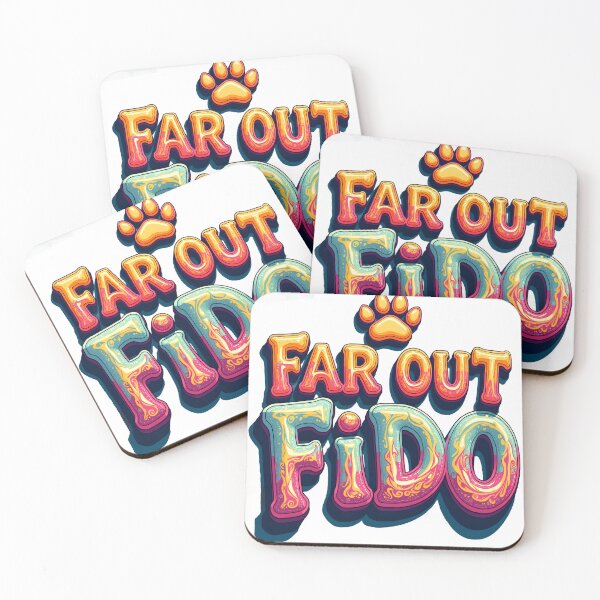 Item preview, Far Out Fido designed and sold by TheEmptyBottleStudio.