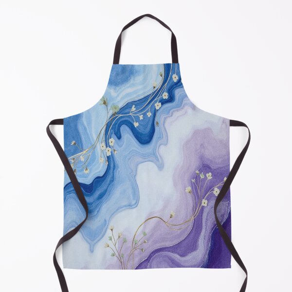 Item preview, Blue and purple waves designed and sold by saly55887.