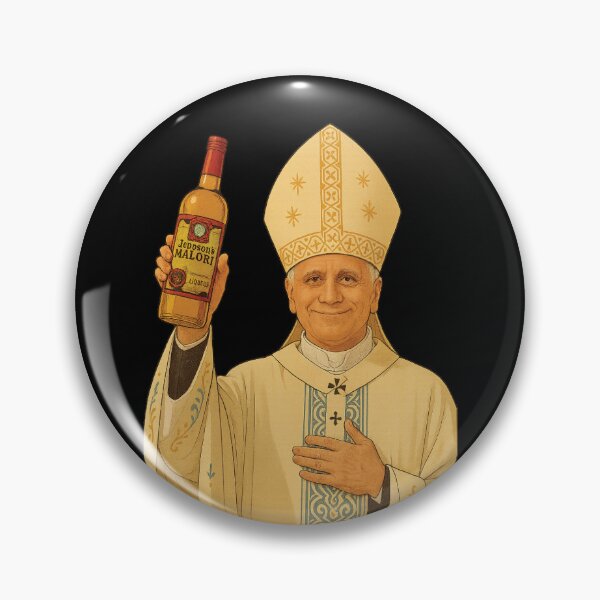 Item preview, Pope Leo Holy Malört – Jeppson’s Blessing Priest Meme Art designed and sold by jocelyndiebolt.