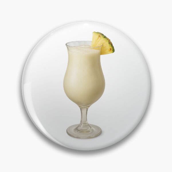 Item preview, Realistic Digital Piña Colada Drawing designed and sold by visualvibesss.