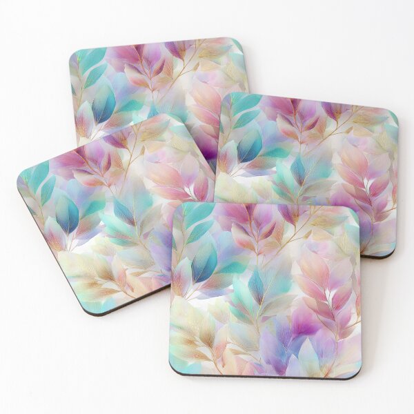 Item preview, Pastel Leaves designed and sold by WatercolorLane.