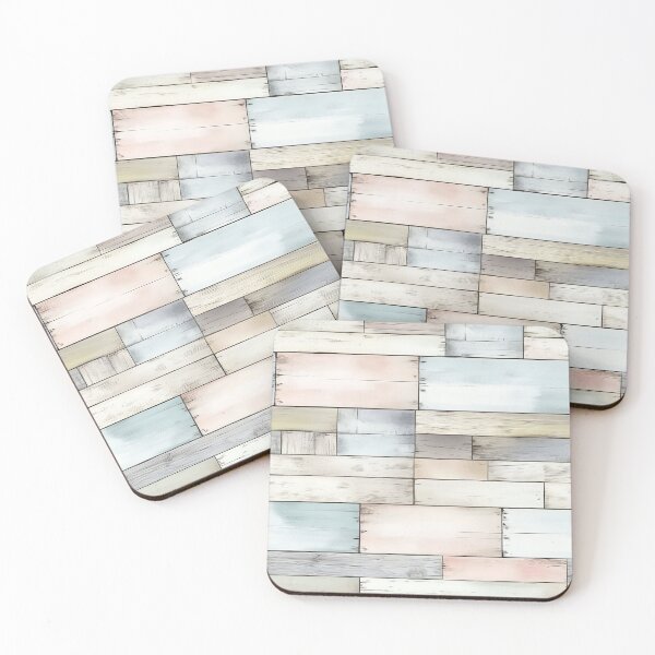 Item preview, Pastel Rustic Wood Image designed and sold by WatercolorLane.