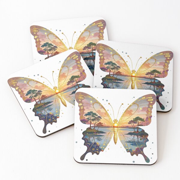 Item preview, Sunset Butterfly Fantasy designed and sold by TheEmptyBottleStudio.
