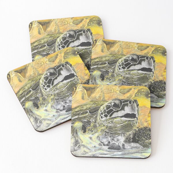 Item preview, Sea Turtle Colored Stippling  designed and sold by Cora Worthington Art.