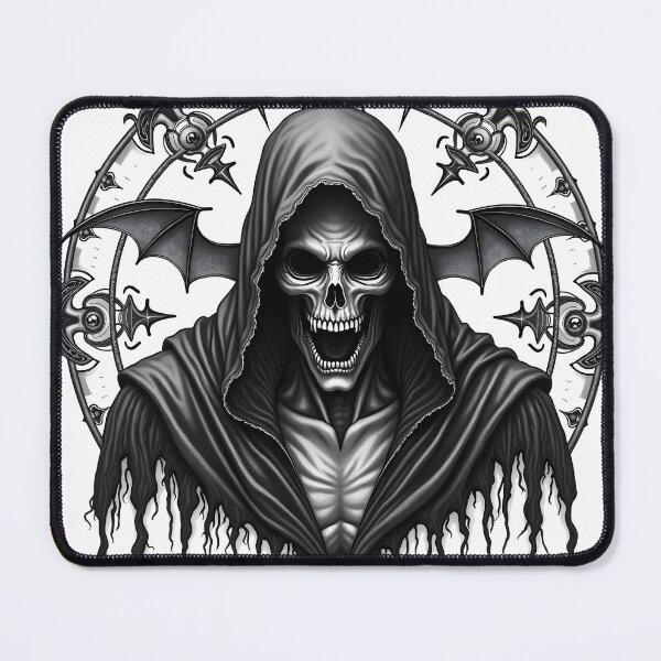 Item preview, Dark Guardian – Hooded Gothic Warrior with Bat Wings & Circular Emblem designed and sold by TeeWyrm.