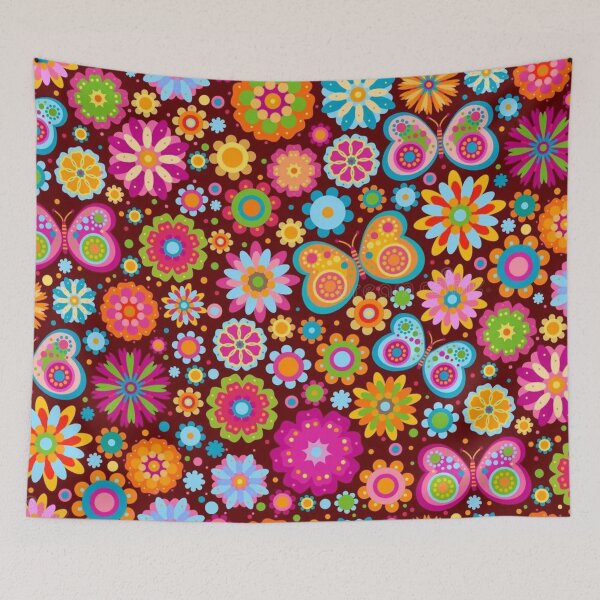 Item preview, flowers and buterfly designed and sold by pksart1.