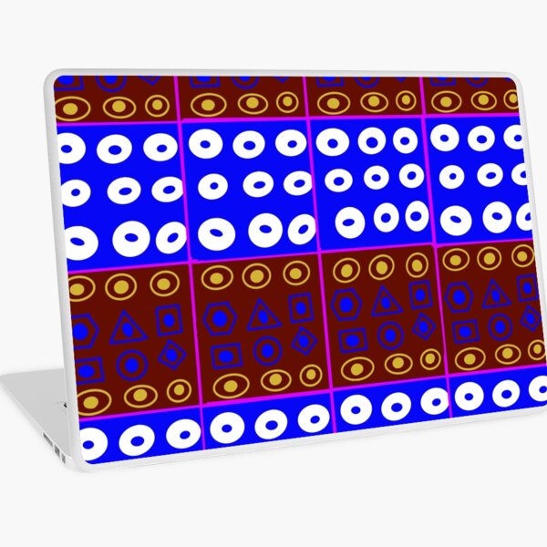 Item preview, Abstract geometric shapes pattern - Royal Blue designed and sold by Svasti Arts and Designs.