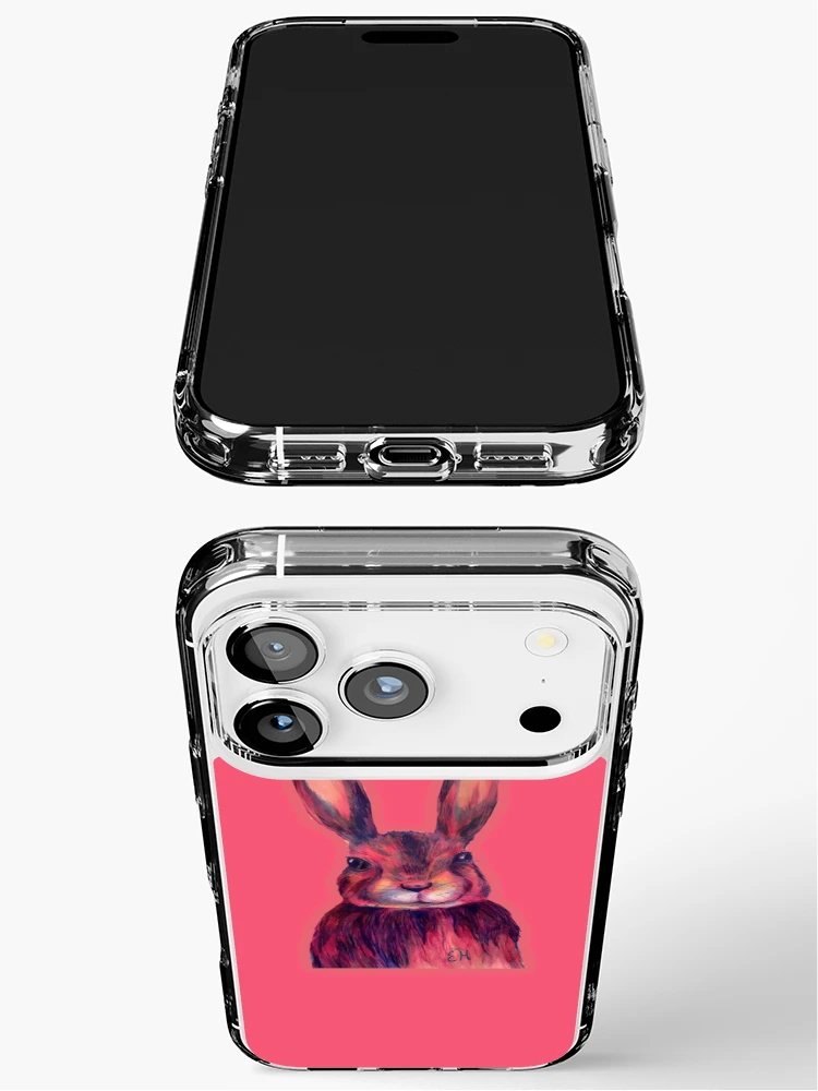 Thumbnail 3 of 5, iPhone Case, Pink Rabbit designed and sold by Erinmaclind.
