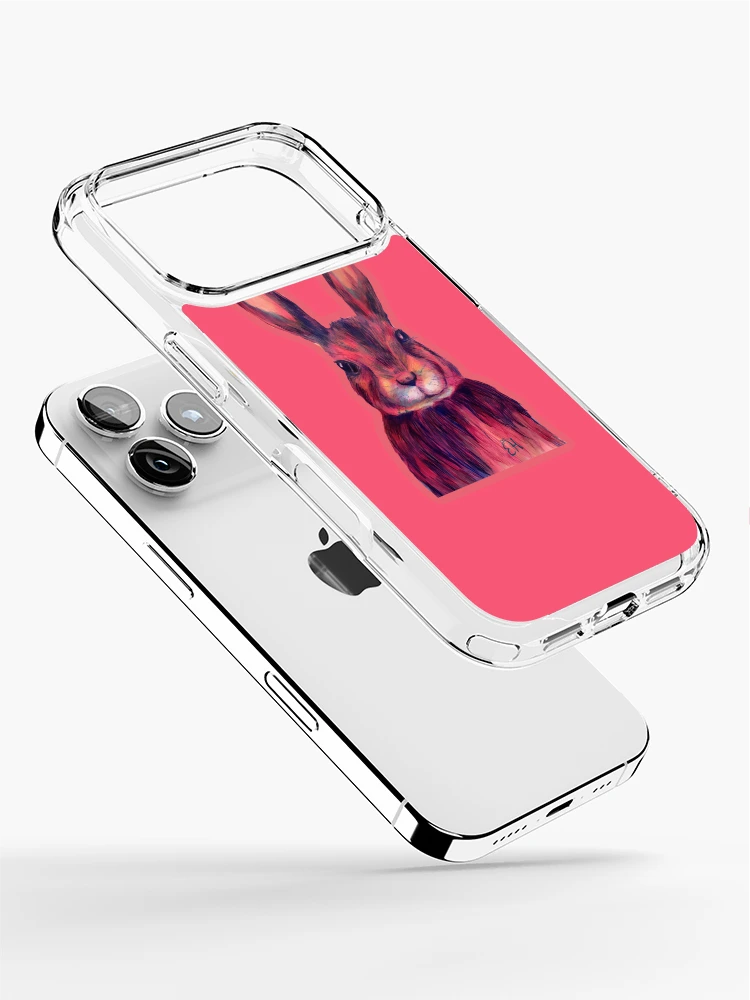 Thumbnail 2 of 5, iPhone Case, Pink Rabbit designed and sold by Erinmaclind.