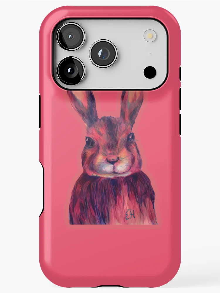 Thumbnail 1 of 4, iPhone Case, Pink Rabbit designed and sold by Erinmaclind.