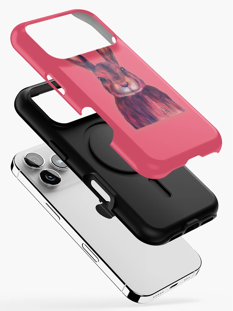 Thumbnail 2 of 4, iPhone Case, Pink Rabbit designed and sold by Erinmaclind.