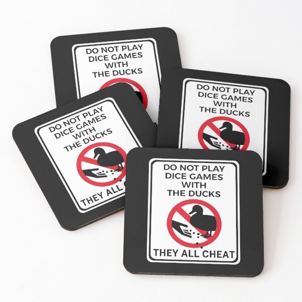 Item preview, Funny Warning Sign Don't Feed The Wildlife Duck designed and sold by TackyTime.