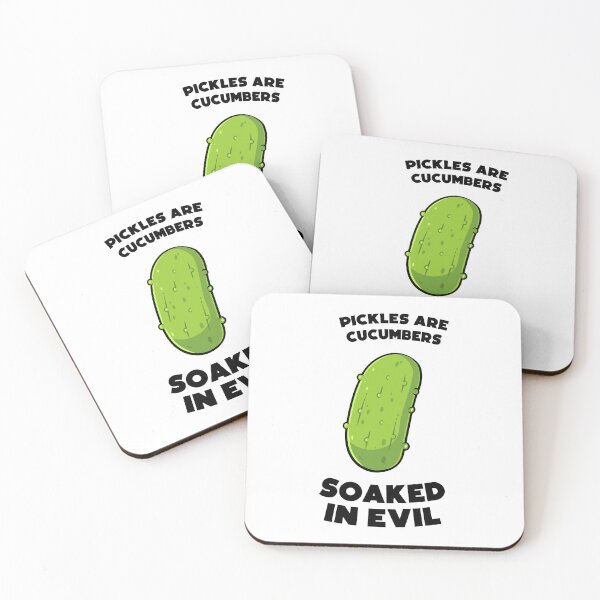 Item preview, Pickles are cucumbers soaked in evil – Funny cartoon pickle  designed and sold by messy-nessie.