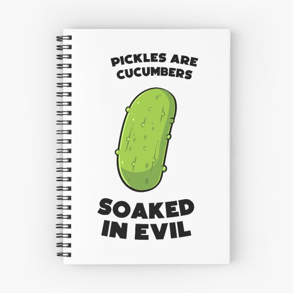Item preview, Pickles are cucumbers soaked in evil – Funny cartoon pickle  designed and sold by messy-nessie.